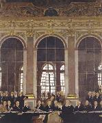 Sir William Orpen The Signing of Peace in the Hall of Mirrors,Versailles painting